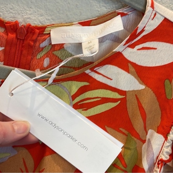 NWT Adyson Parker Cap Sleeve Floral Jumpsuit Size Medium - Picture 4 of 9